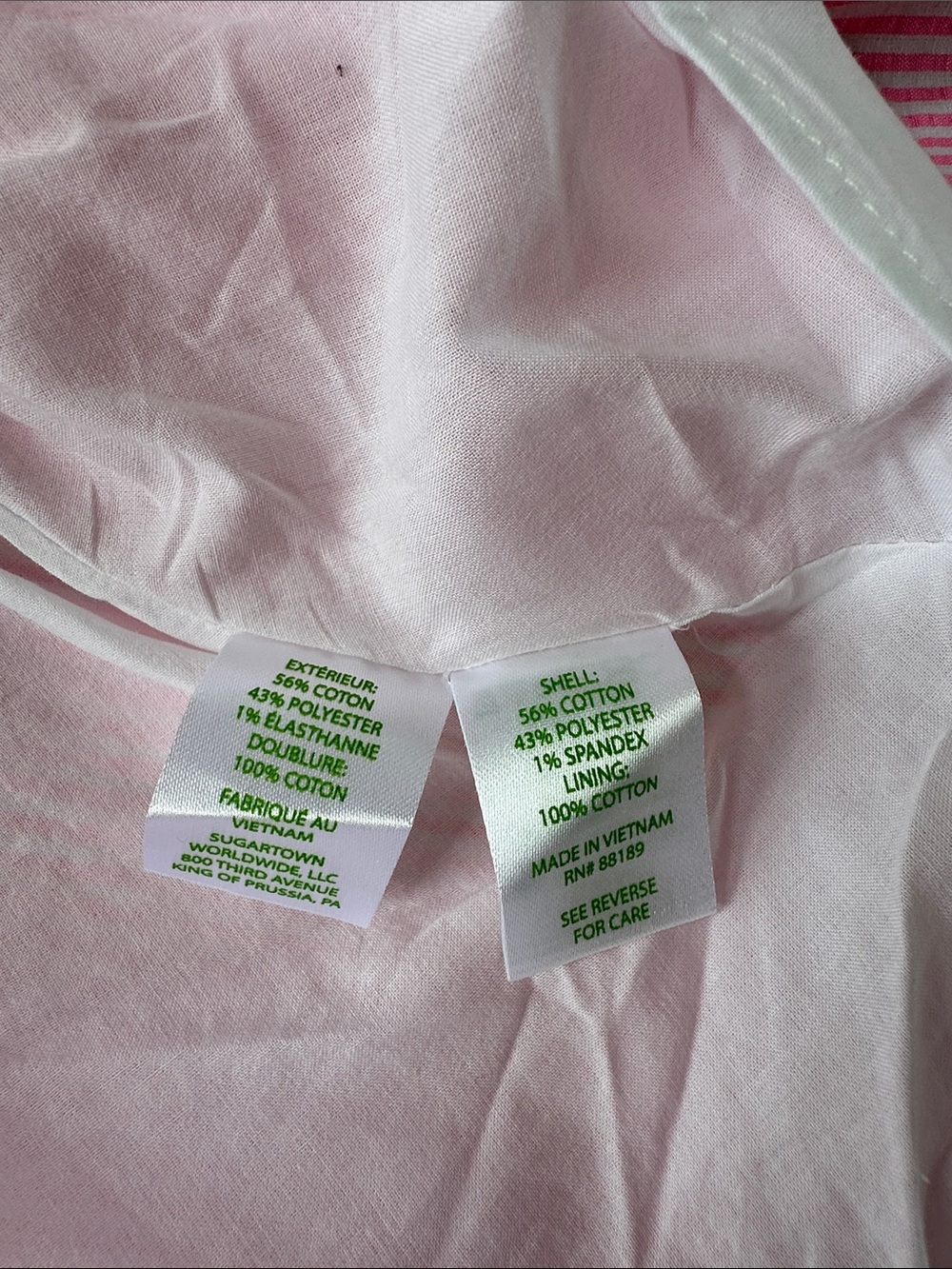 Lilly Pulitzer Carla Long Sleeve Seersucker Dress Roxie Pink Harbour Stripe Sz 6 - Picture 10 of 10
